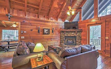 Mountain Cabin Living Room